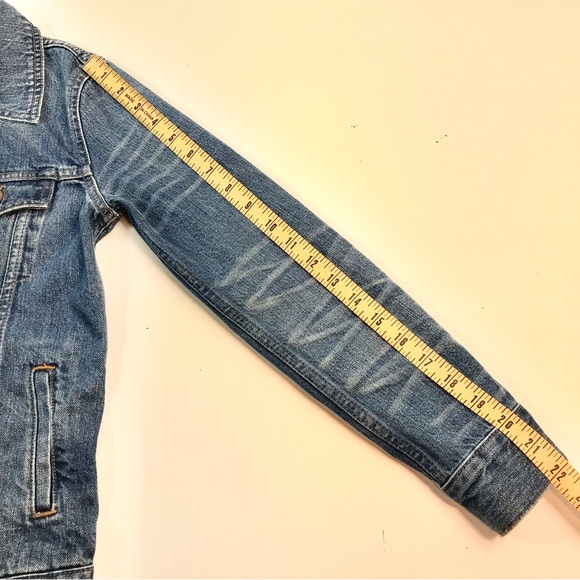 ⚜️*•.Madewell The Jean Jacket in Pinter Wash Size XS NWT.•*⚜️ - Picture 7 of 14